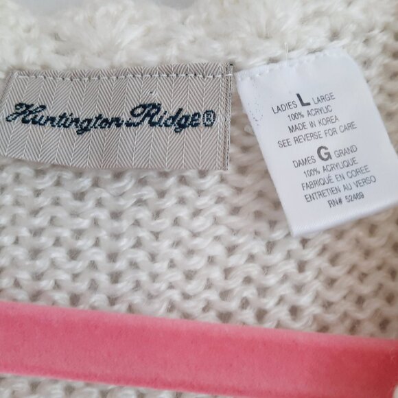 Vintage Huntington Ridge Knit Vest Size L - Picture 7 of 7